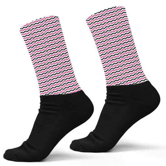 Waves (Black and Pink)